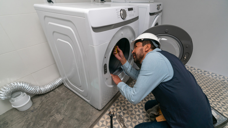 National City washer- dryer installation